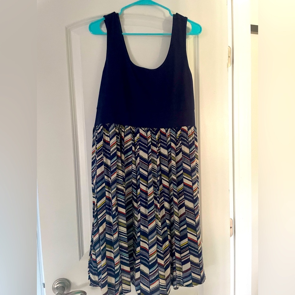 Torrid Navy V-Neck Top